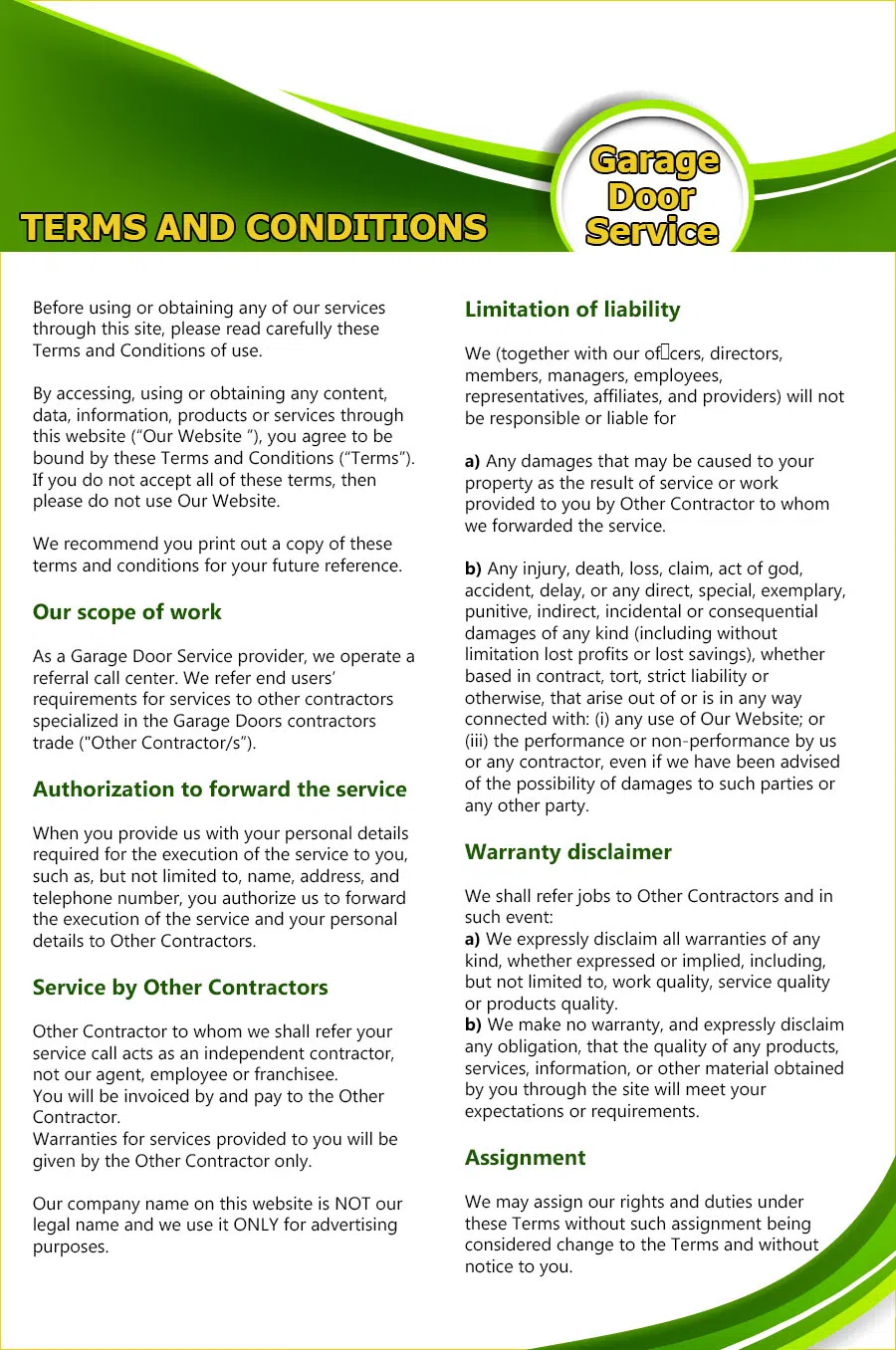 Master Garage Door Service Eastpointe, MI 586-489-1667